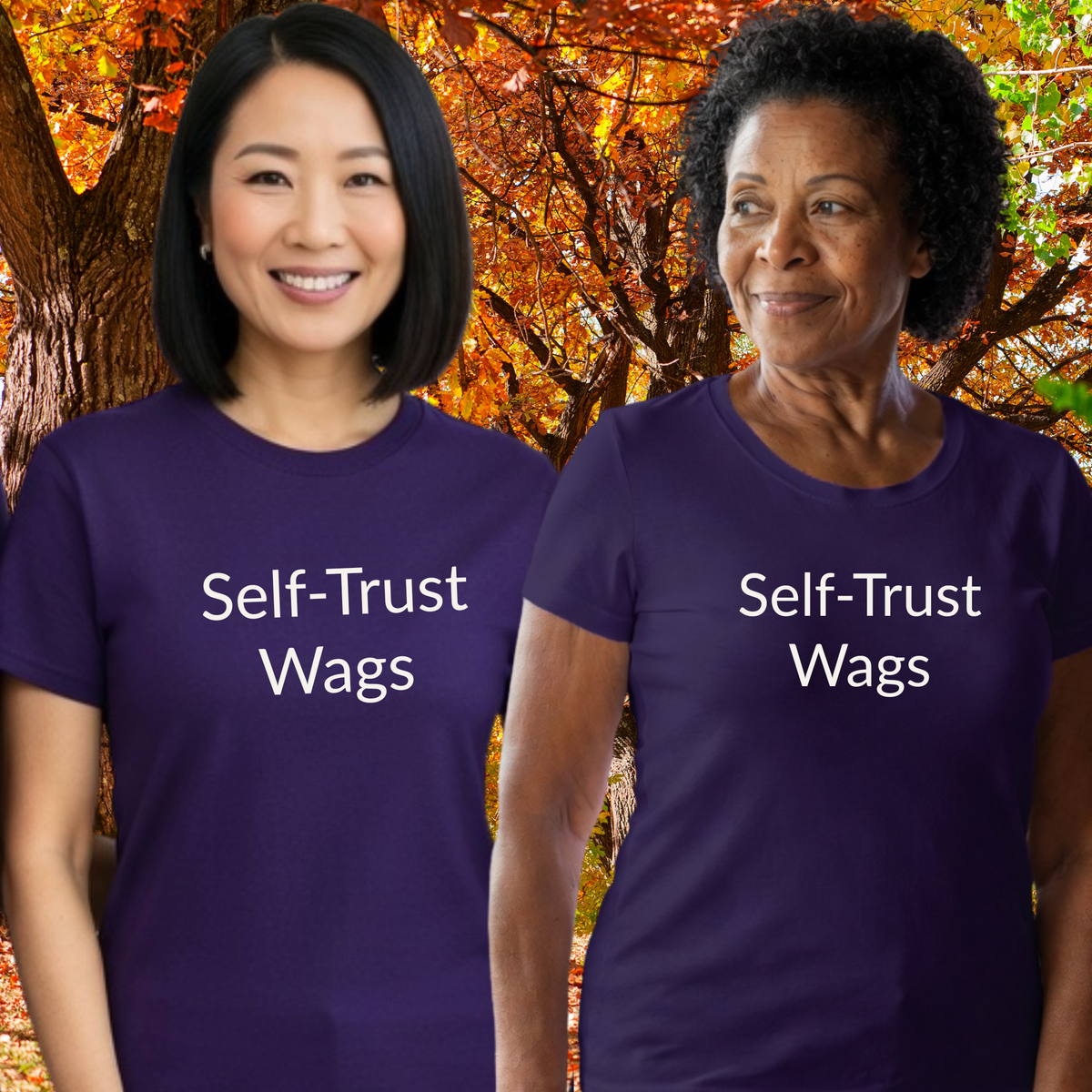 Self-Trust Wags - Unisex T-shirt - Soft Style 100% Cotton