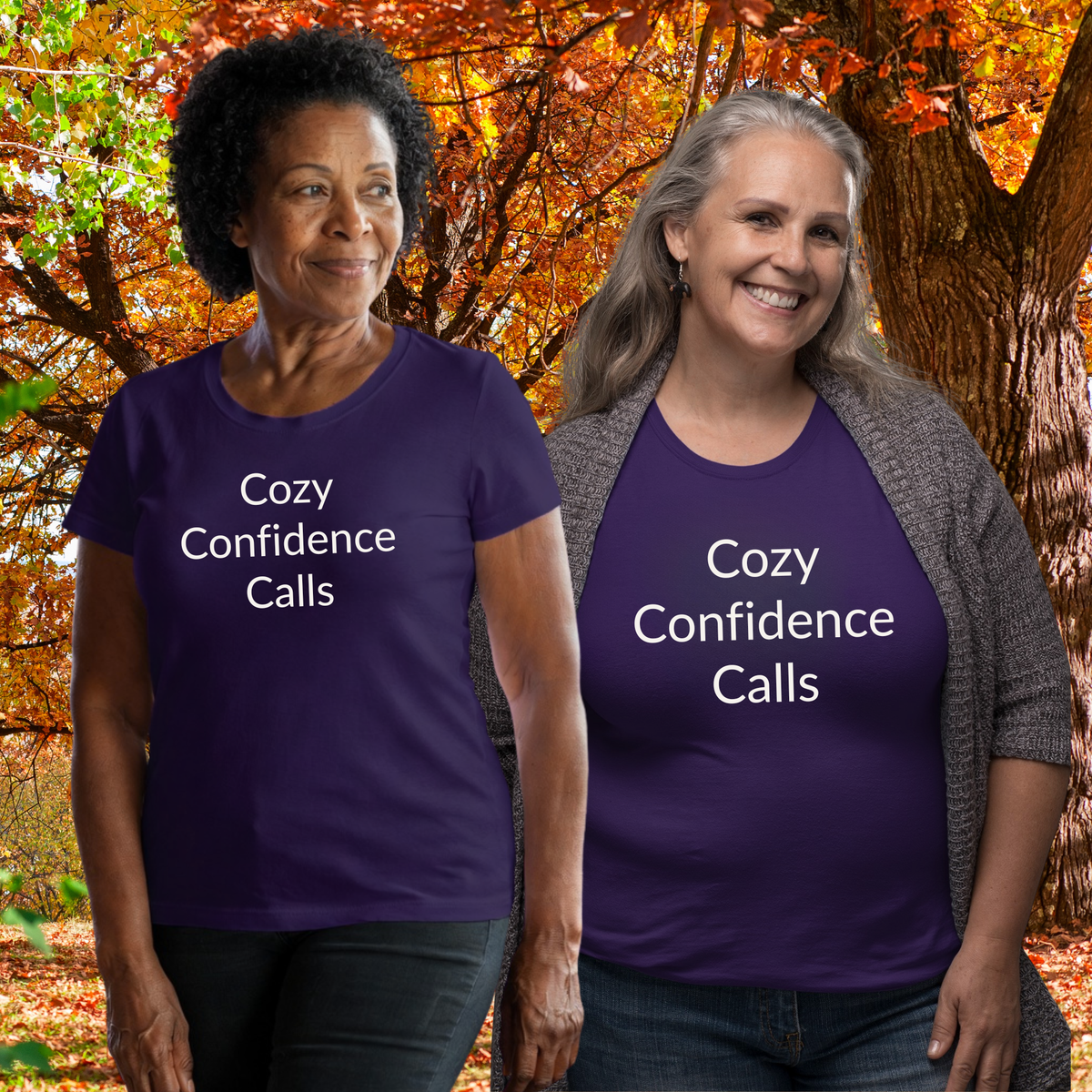 Cozy Confidence Calls - Unisex T-shirt - Soft Style 100% Cotton