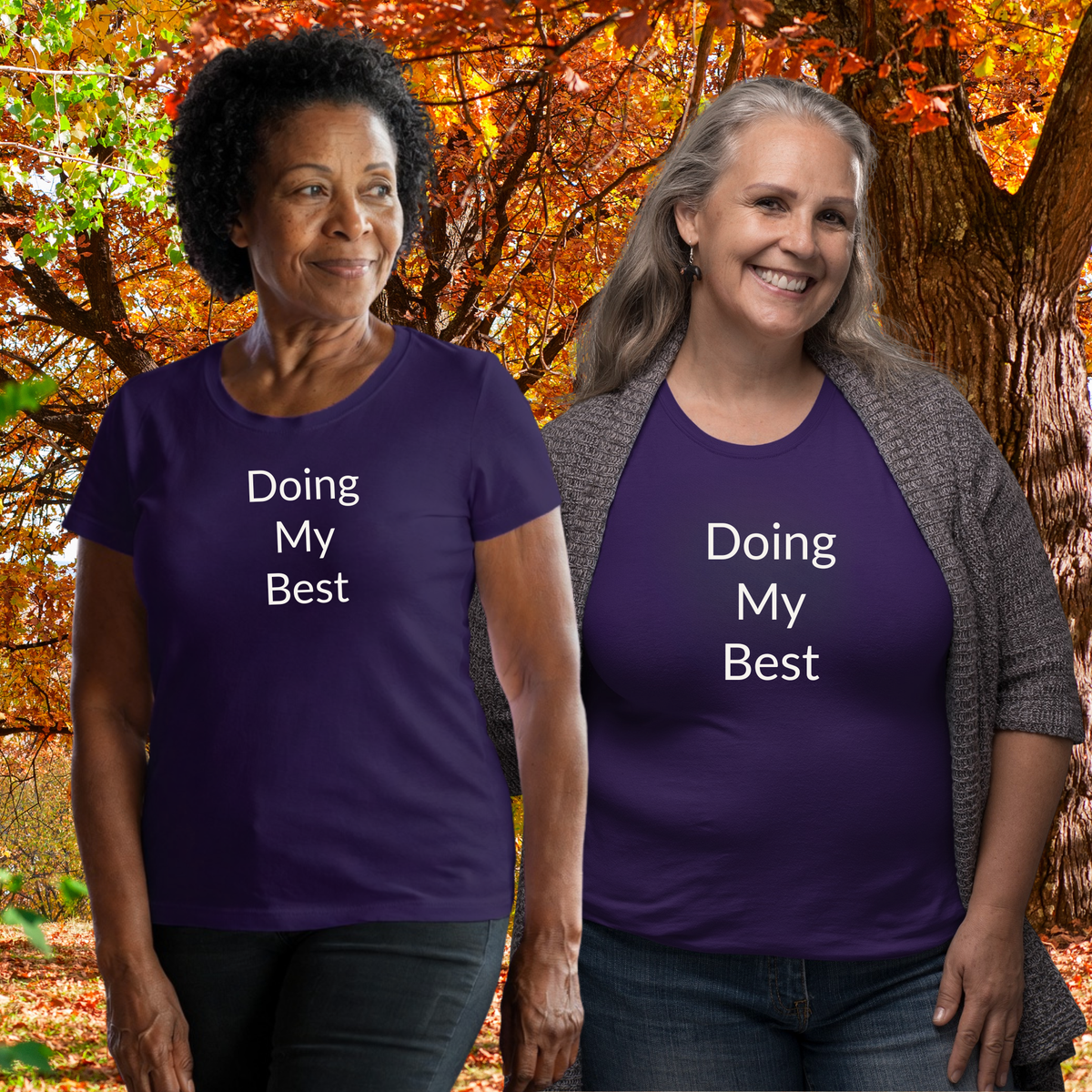 Doing My Best - Unisex T-shirt - Soft Style 100% Cotton