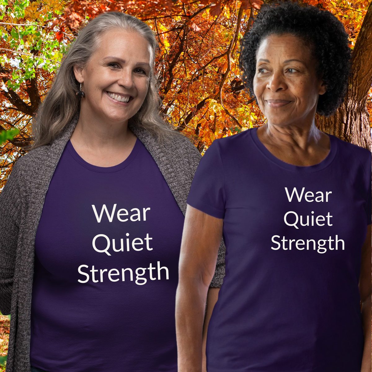 Wear Quiet Strength - Unisex T-shirt - Soft Style 100% Cotton