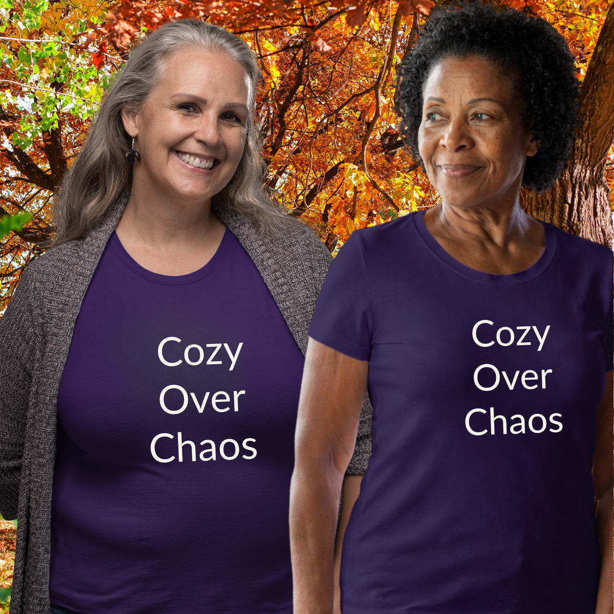 Cozy Over Chaos - Unisex T-shirt - Soft Style 100% Cotton