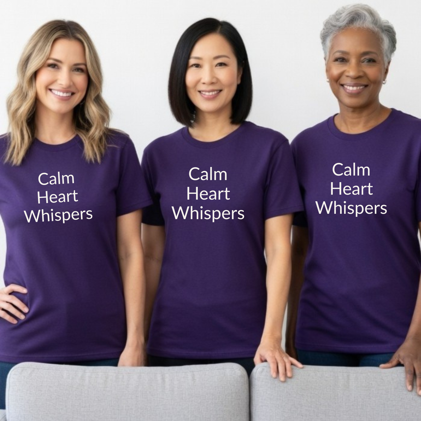 Calm Heart Whispers - Unisex T-shirt - Soft Style 100% Cotton