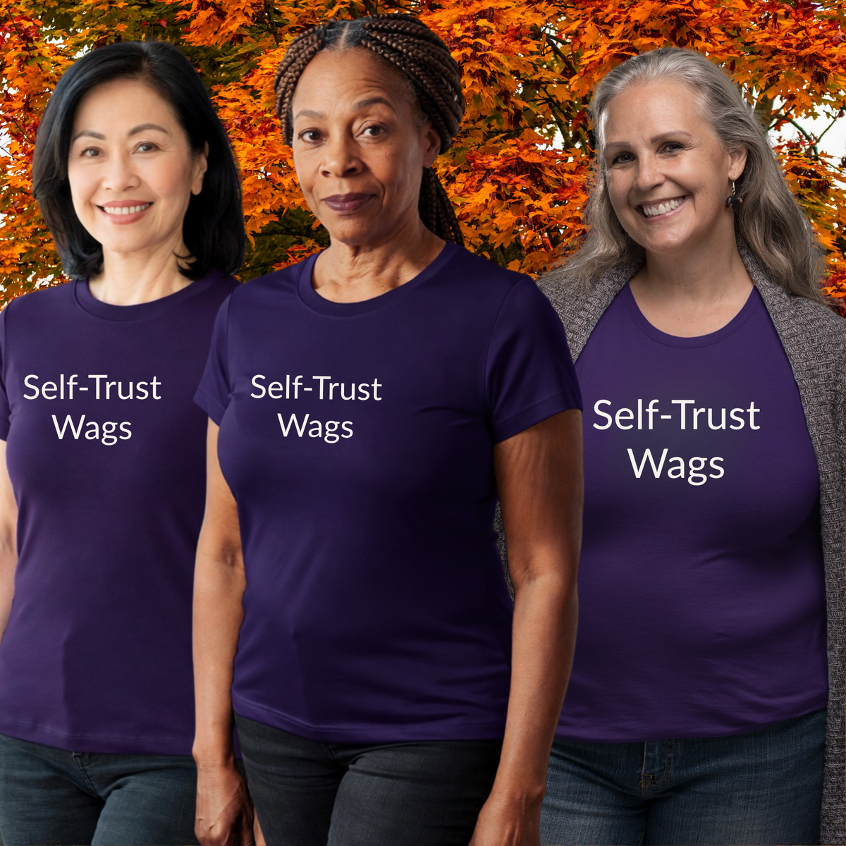 Self-Trust Wags - Unisex T-shirt - Soft Style 100% Cotton