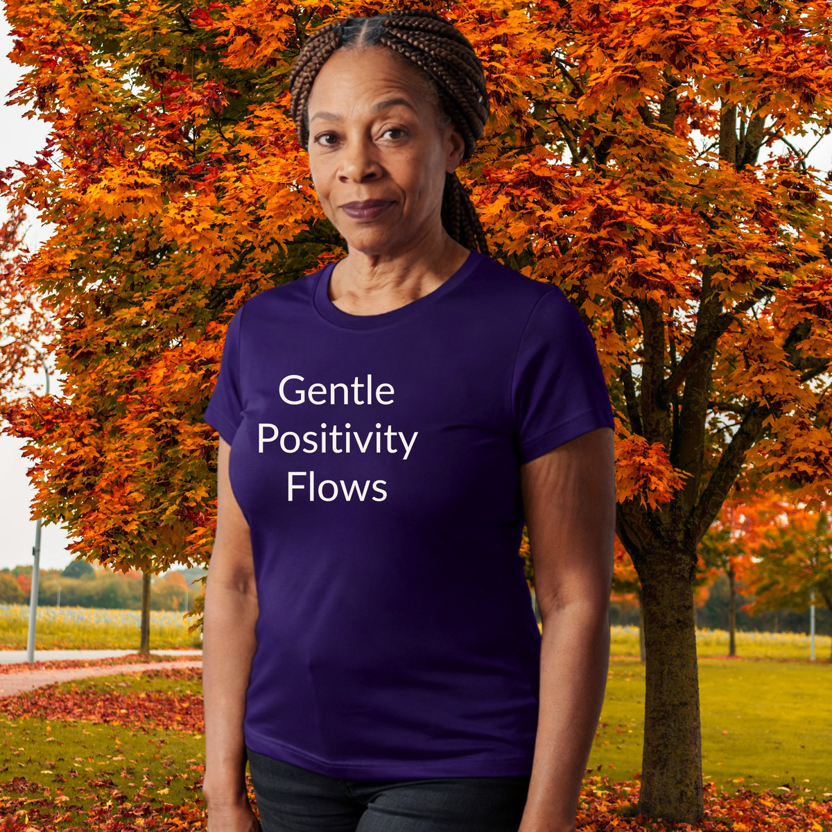 Gentle Positivity Flows - Unisex T-shirt - Soft Style 100% Cotton
