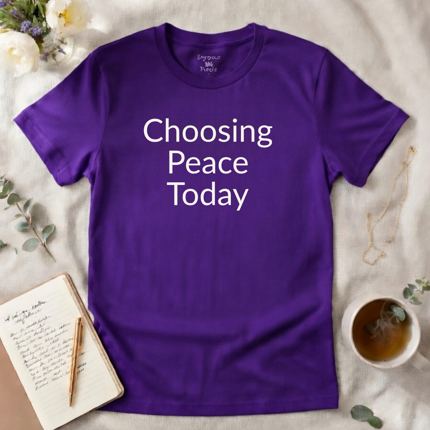 Choosing Peace Today - Unisex T-shirt - Soft Style 100% Cotton