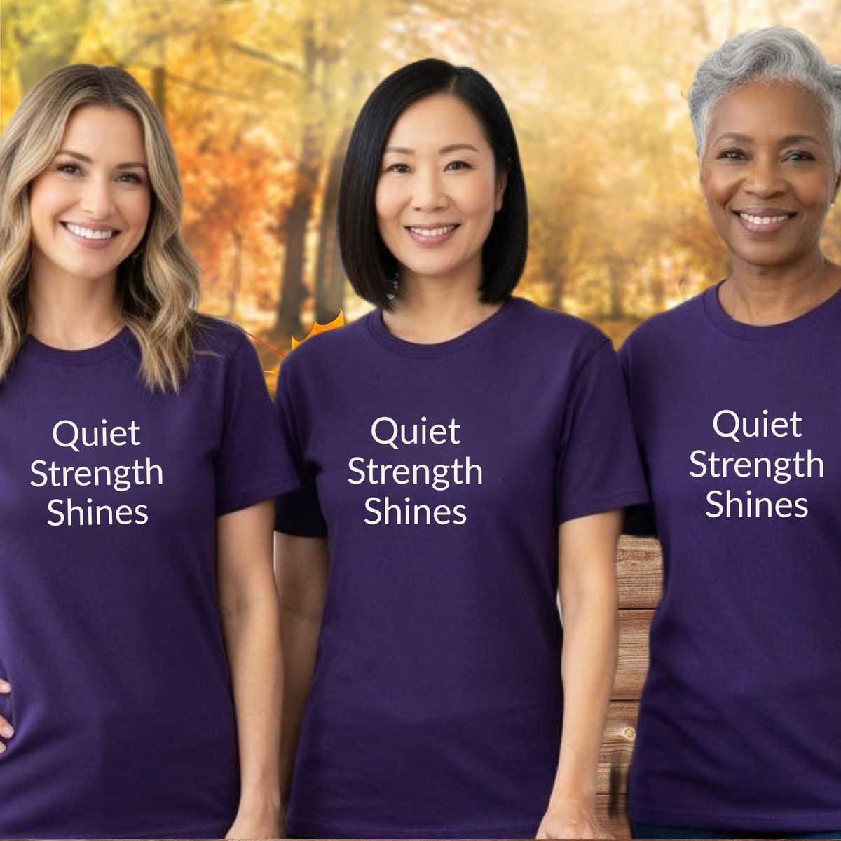 Quiet Strength Shines - Unisex T-shirt - Soft Style 100% Cotton