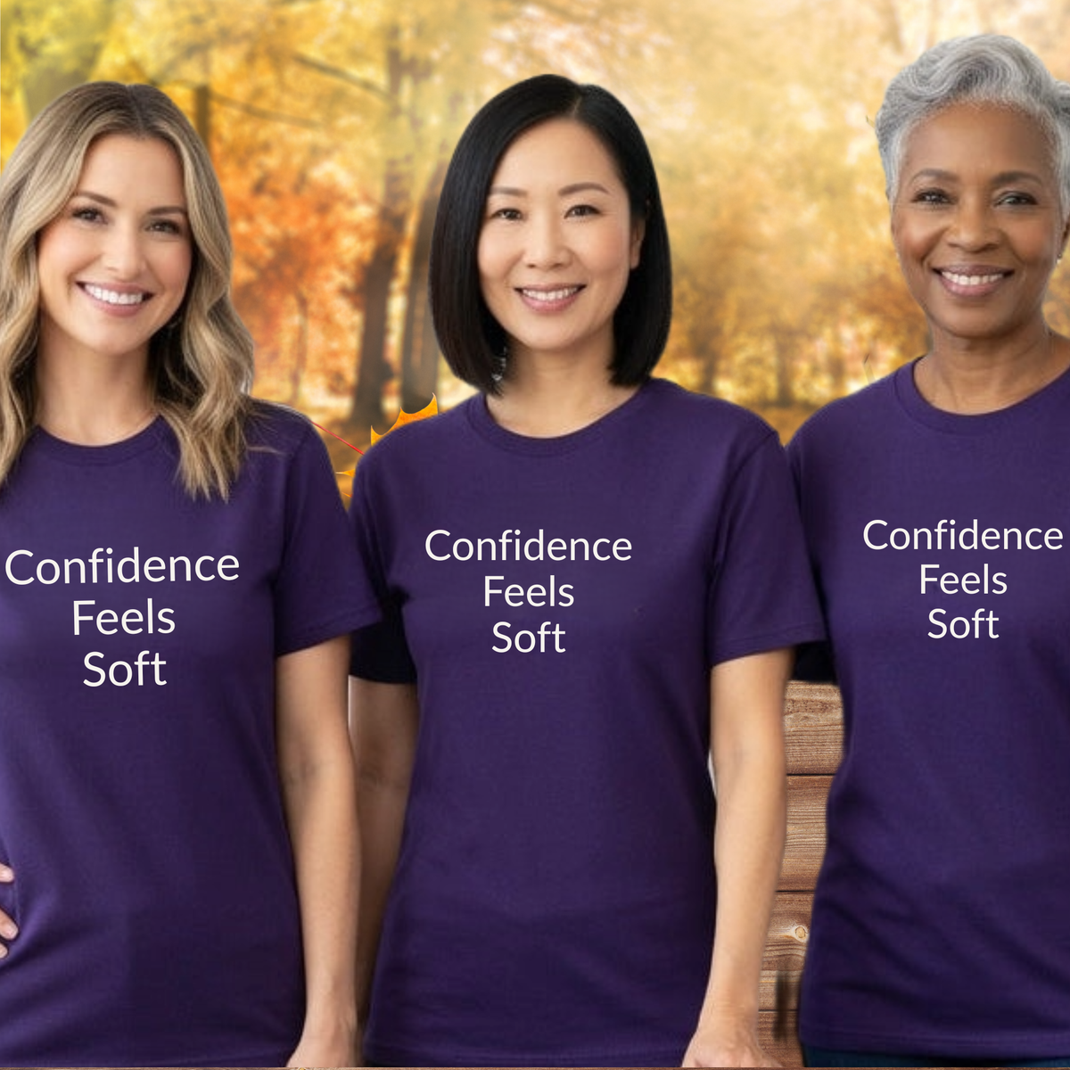 Confidence Feels Soft - Unisex T-shirt - Soft Style 100% Cotton