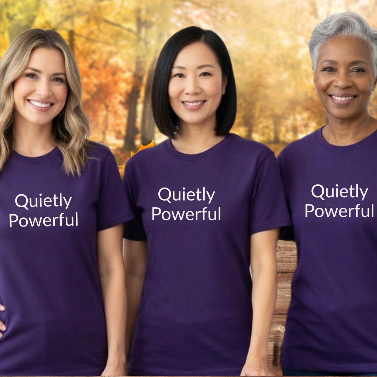 Quietly Powerful - Unisex Soft Style 100% Cotton Short Sleeve T-shirt