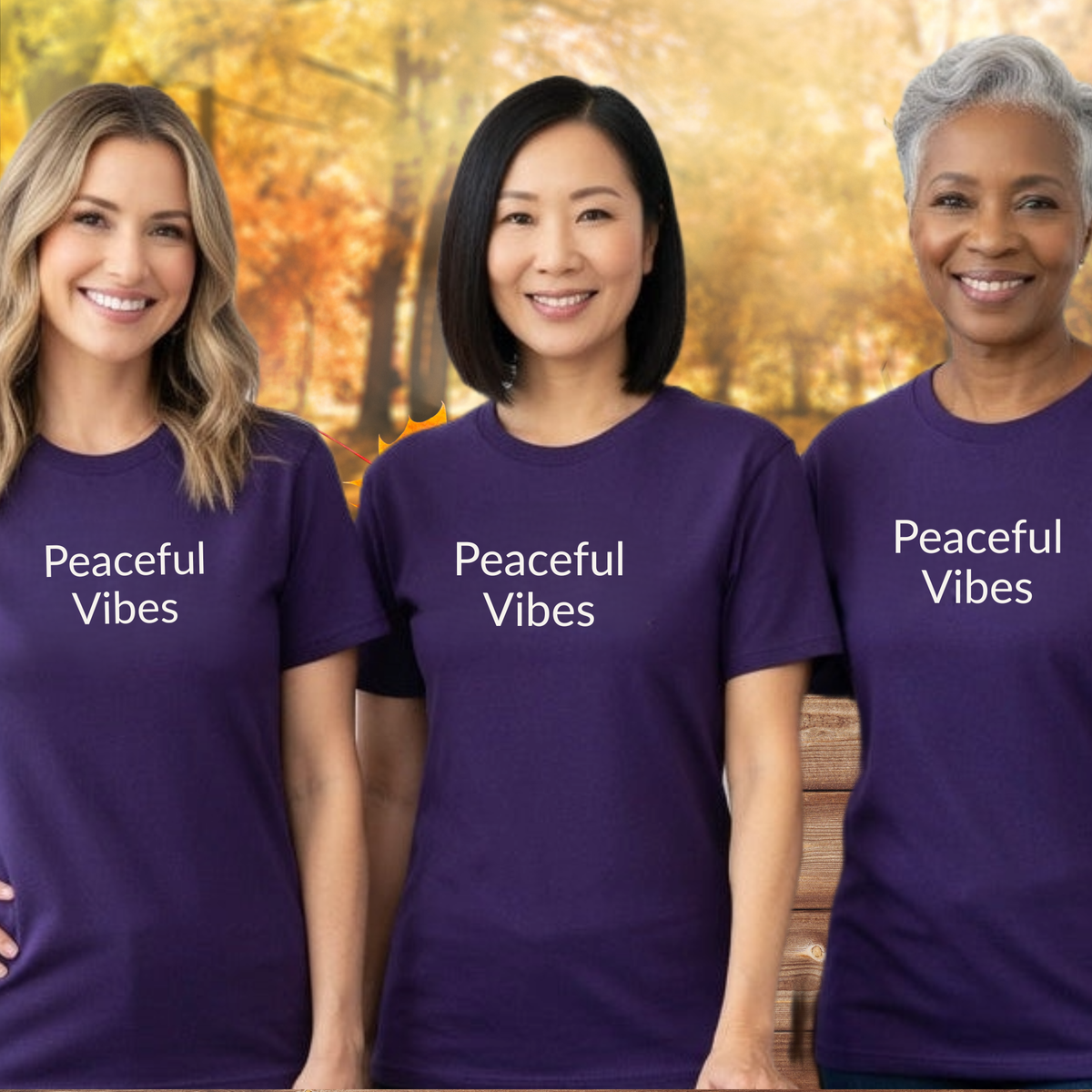 Peaceful Vibes - Unisex T-shirt - Soft Style 100% Cotton