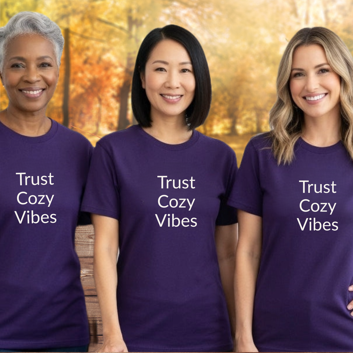 Trust Cozy Vibes - Unisex T-shirt - Soft Style 100% Cotton