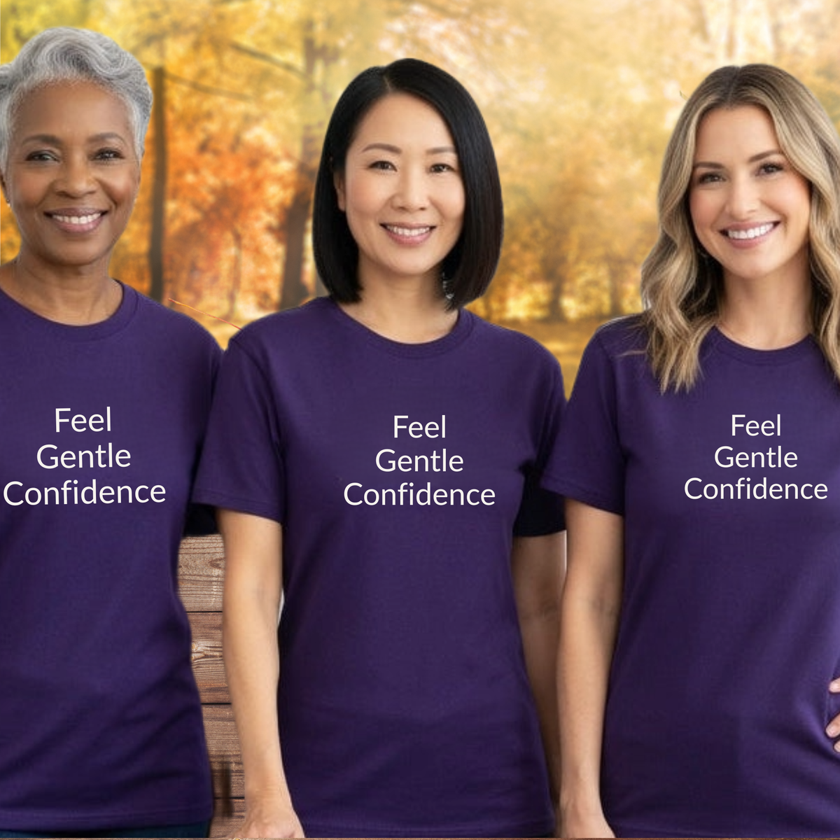 Feel Gentle Confidence - Unisex T-shirt - Soft Style 100% Cotton