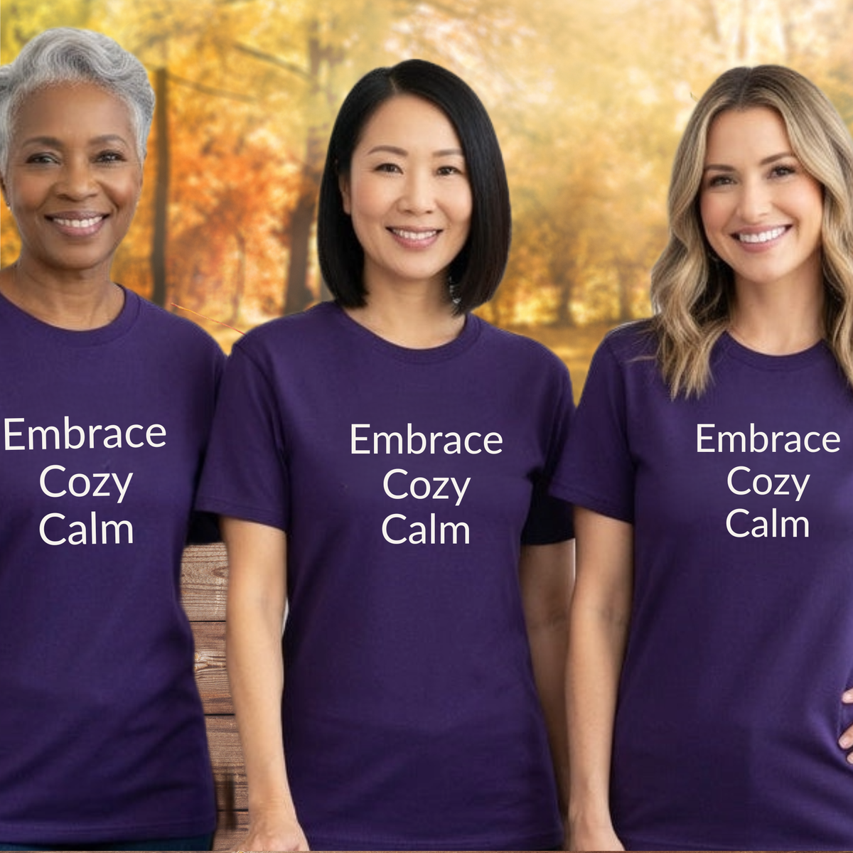 Embrace Cozy Calm - Unisex T-shirt - Soft Style 100% Cotton