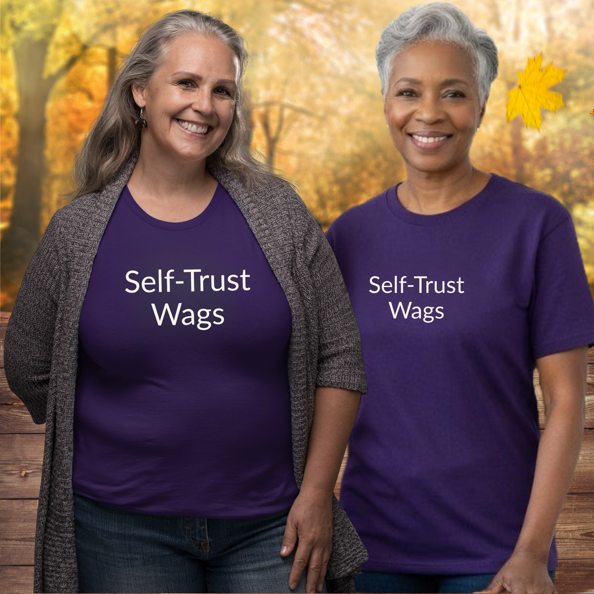 Self-Trust Wags - Unisex T-shirt - Soft Style 100% Cotton