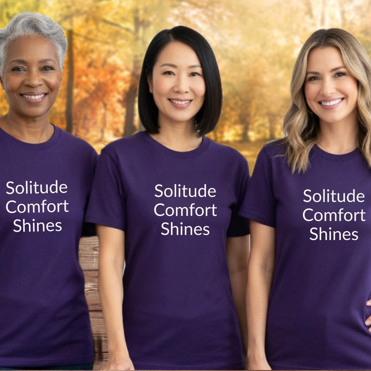 Solitude Comfort Shines - Unisex T-shirt - Soft Style 100% Cotton