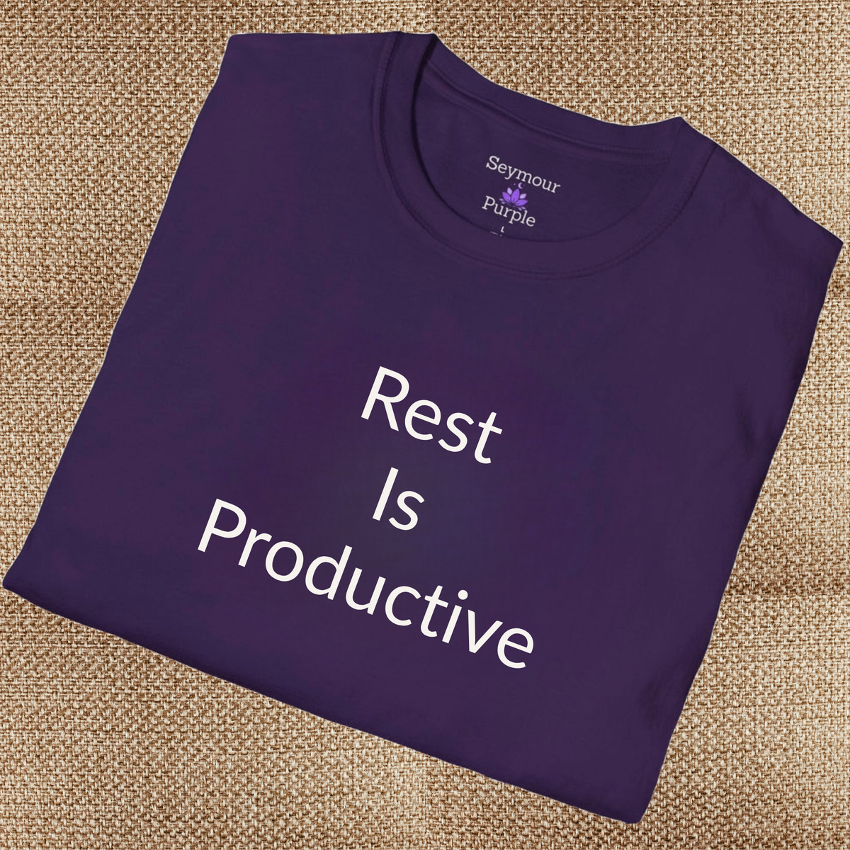 Rest Is Productive - Unisex T-shirt - Soft Style 100% Cotton