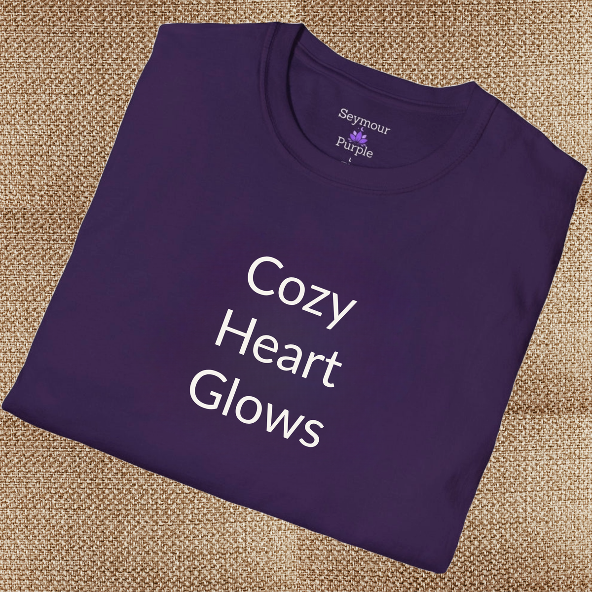 Cozy Heart Glows - Unisex T-shirt - Soft Style 100% Cotton