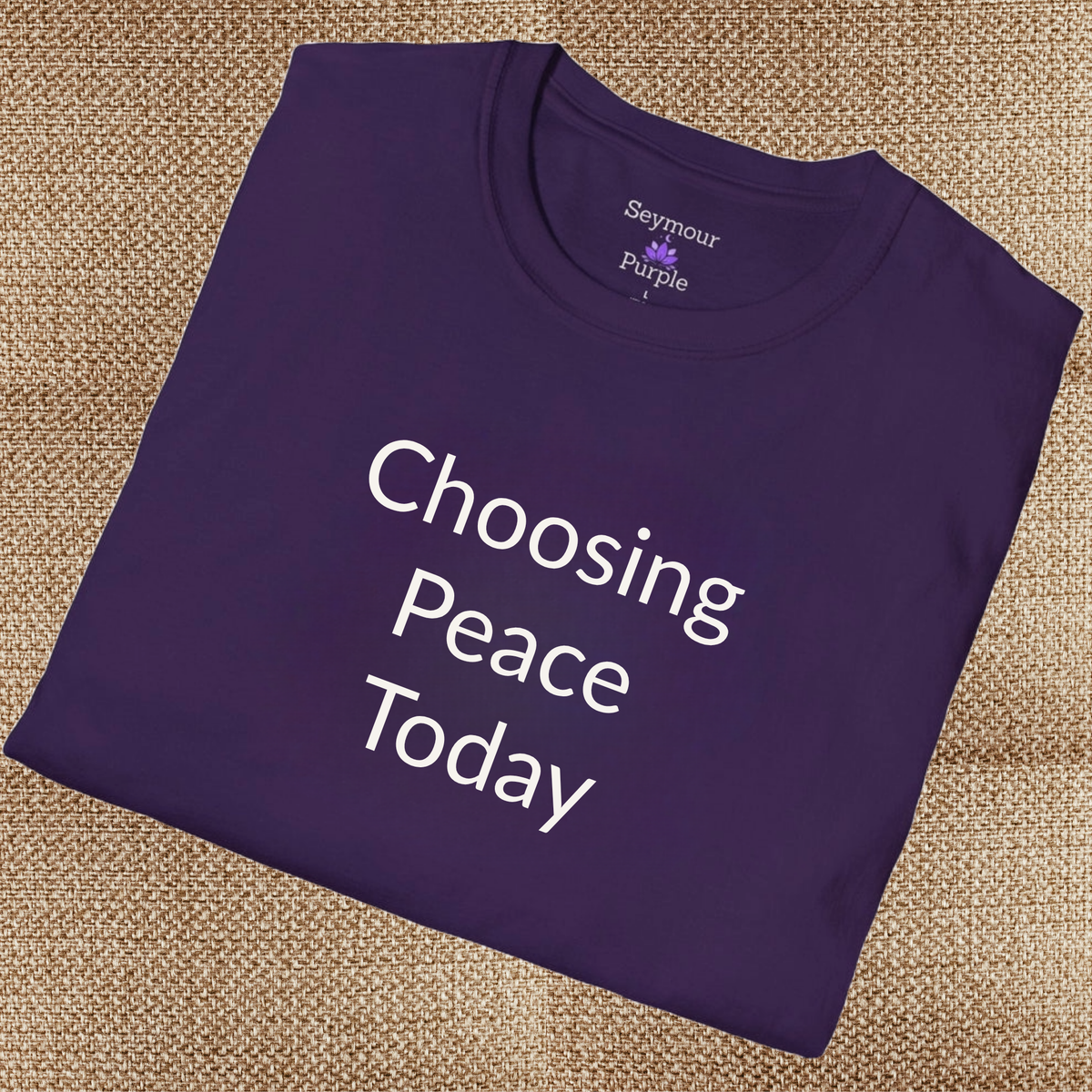 Choosing Peace Today - Unisex T-shirt - Soft Style 100% Cotton