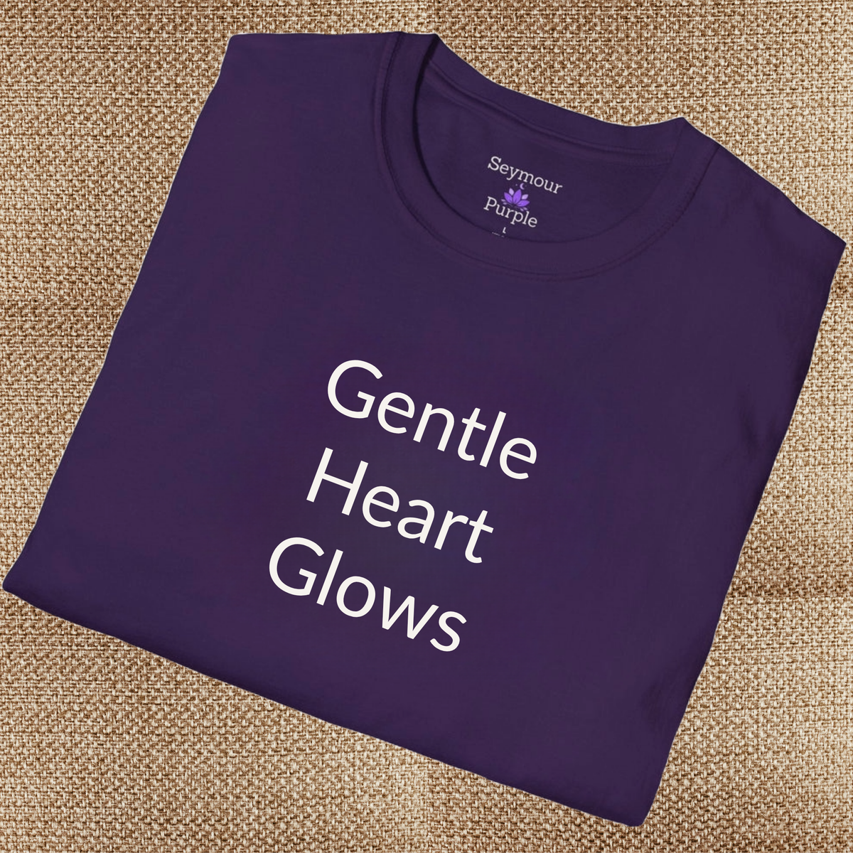 Gentle Heart Glows - Unisex T-shirt - Soft Style 100% Cotton